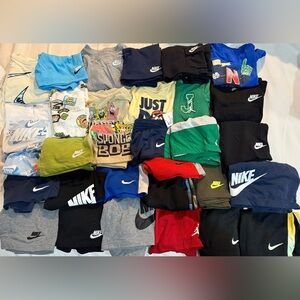Boys Bundle
9 matching sets 
13 pairs of shorts (12 Nike, one Adidas)
